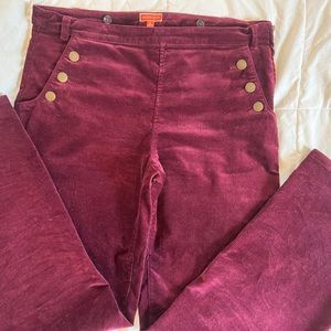 Modcloth corduroy sailor pants